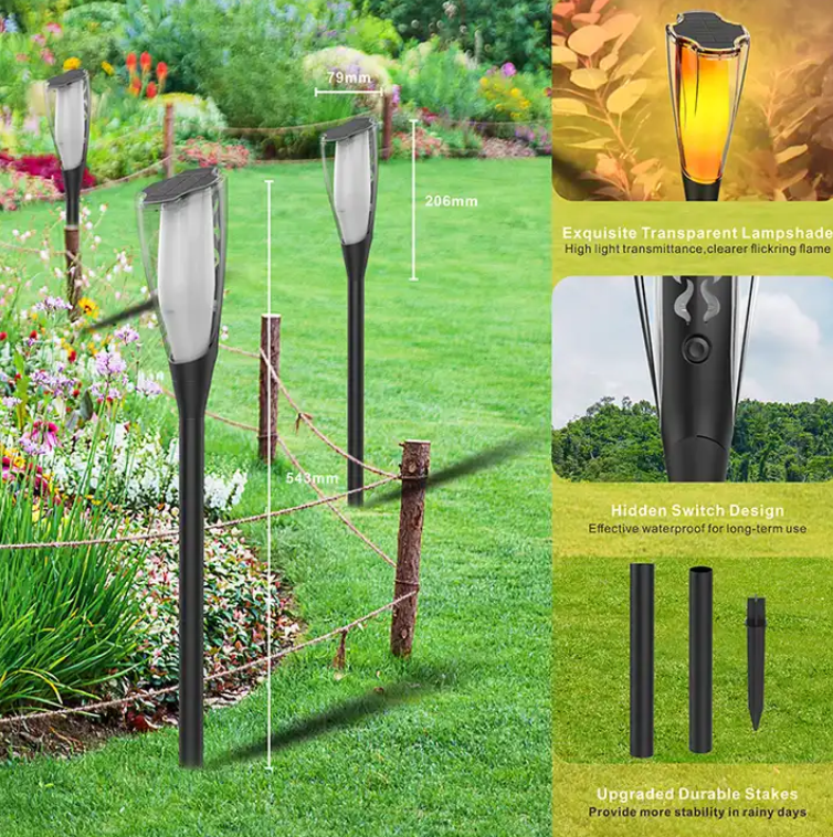 Solar Flame Light Garden Lawn Lights